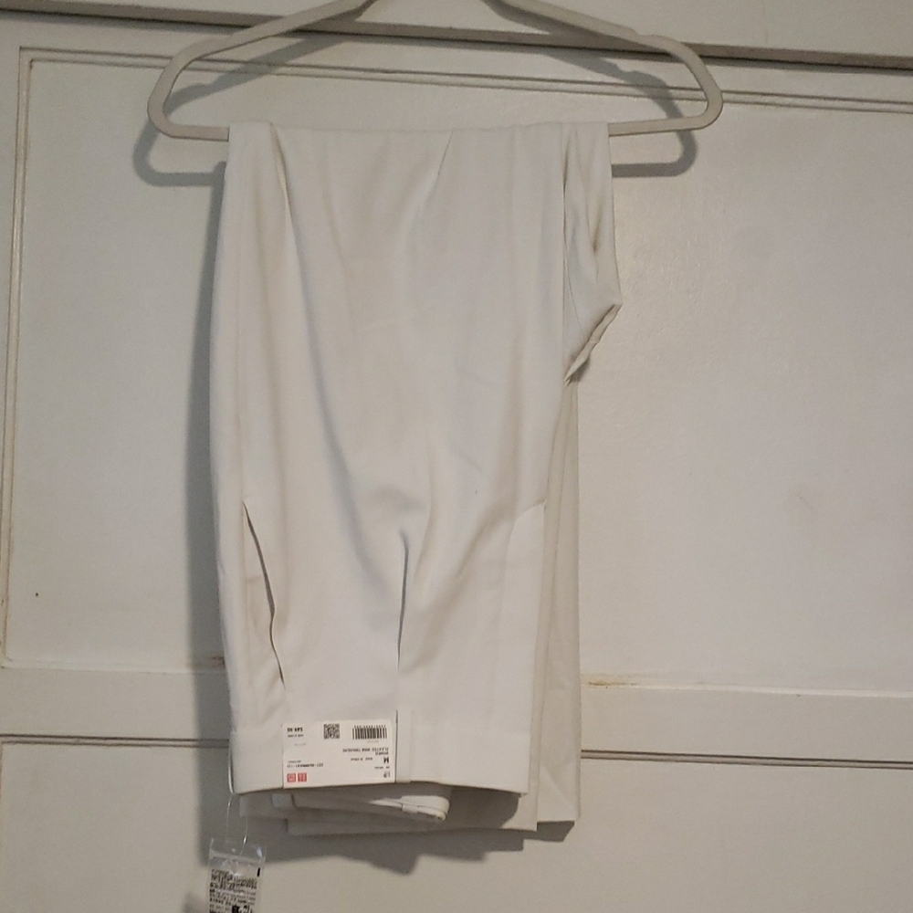 NWT Uniqlo Women's White Trousers